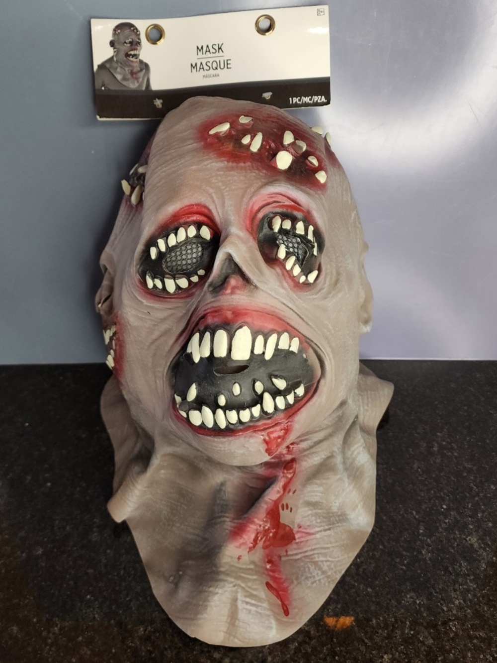 Scary Big Teeth Monster Latex Monster Mask